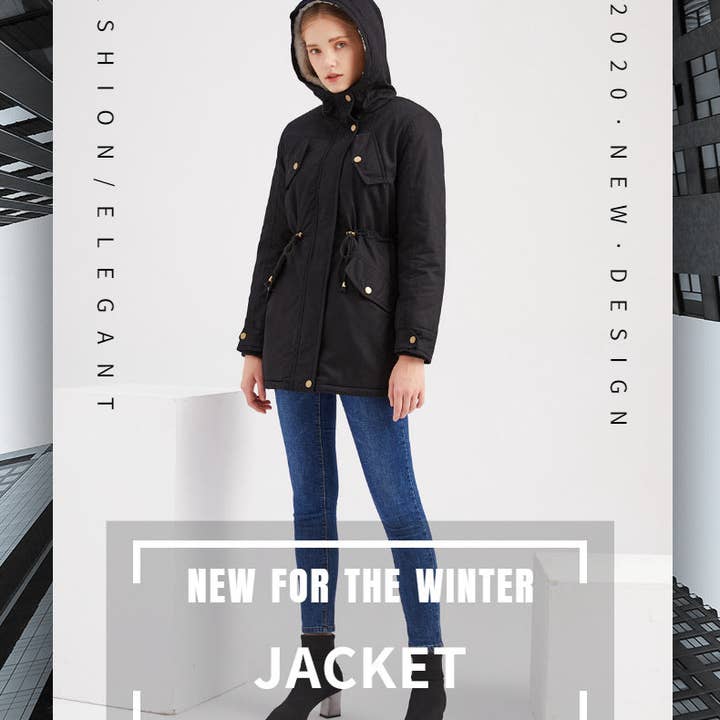 Marayn - Wholesale Parka - Women's - 2025 Autumn Winter Womens Thick Hooded Parka Coat3