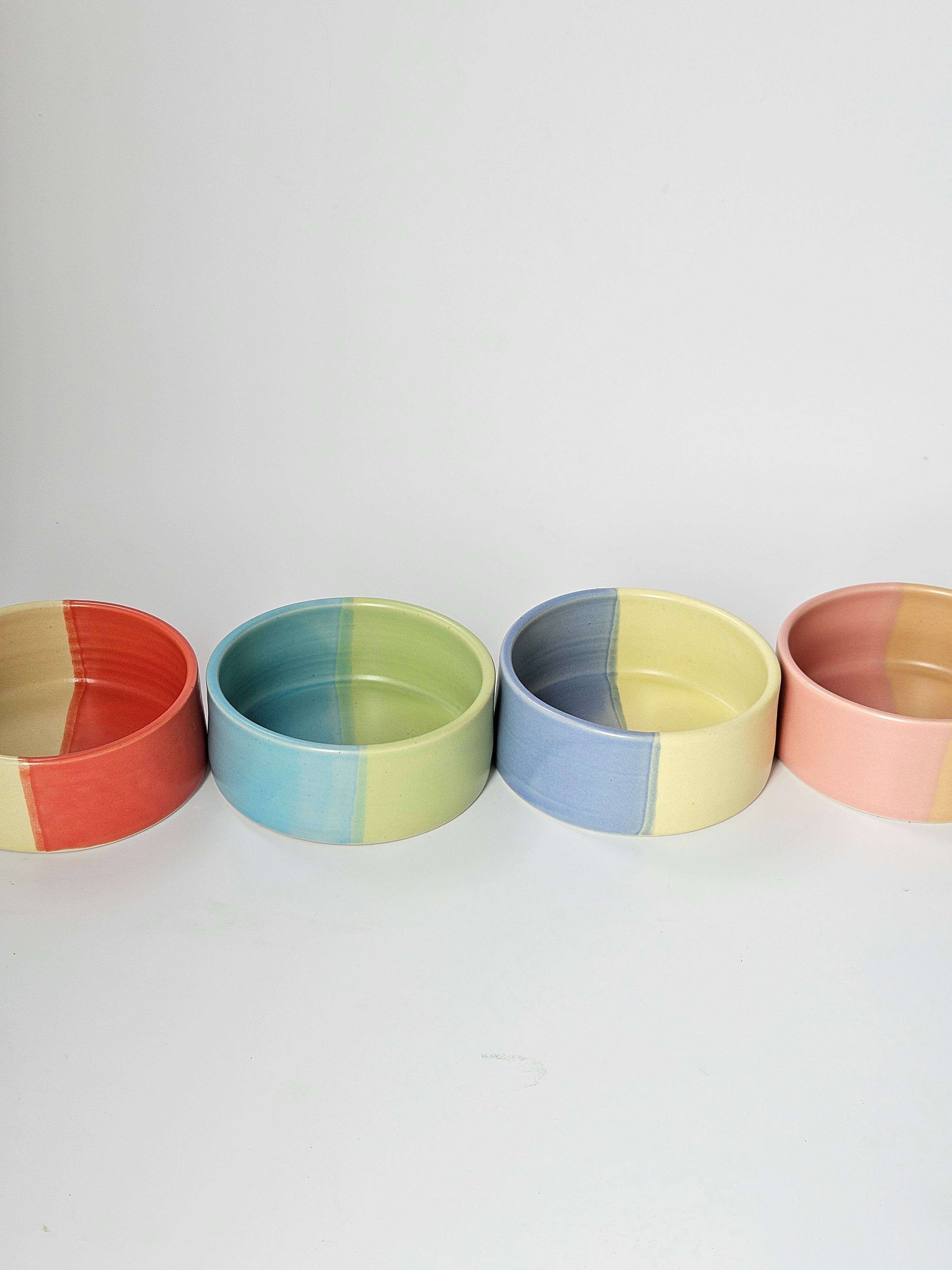 Bad Dogs Studio - Wholesale Pet Bowl - Cat/Dog - Half & Half Pet Dish • Small Dog Cat Bowl • Handmade Ceramic5