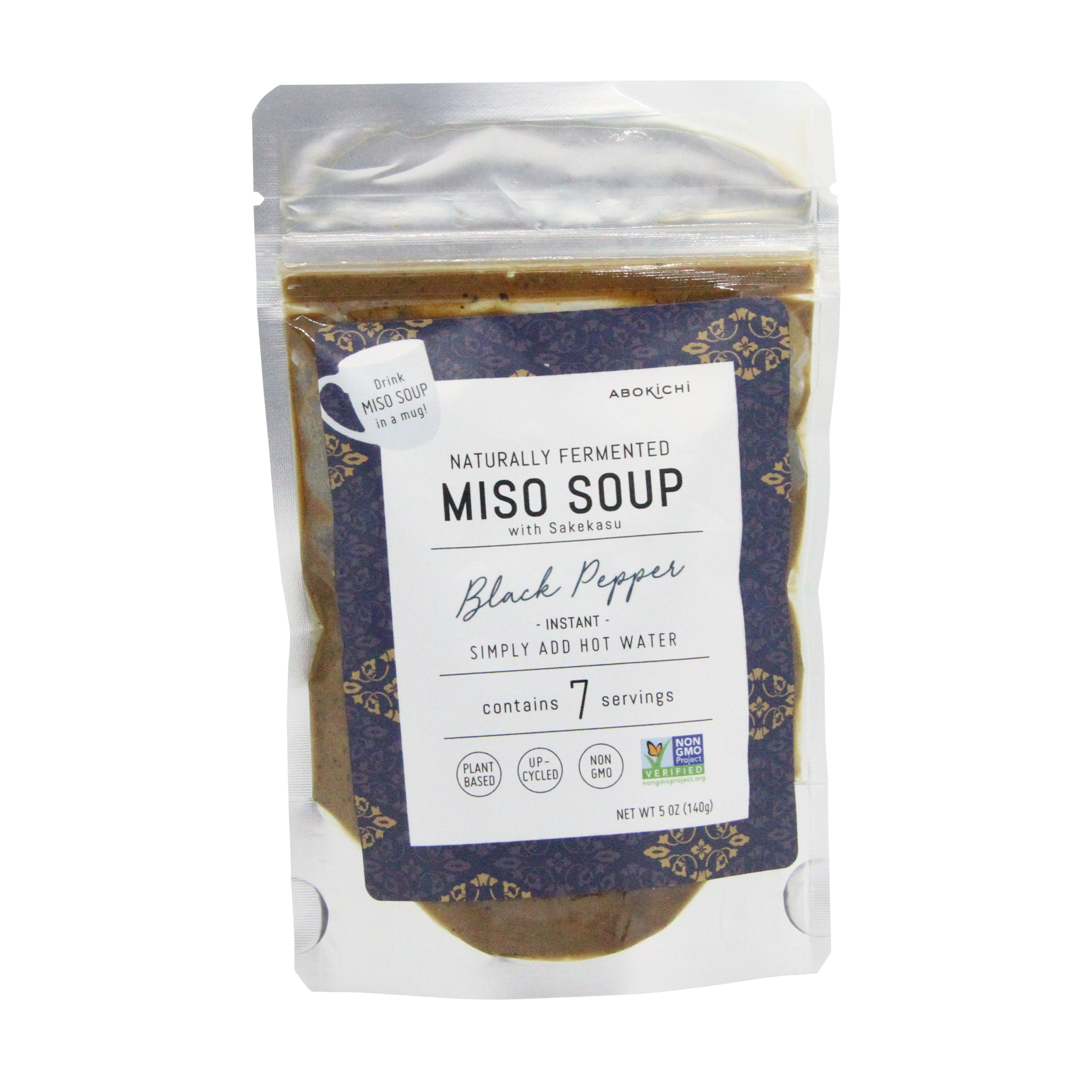 Abokichi - Wholesale Soup - Instant Miso Soup - Black Pepper - 5OZ5