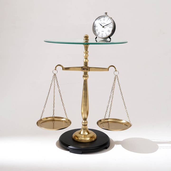 Decorative Table | Balance Libra Accent Table-16X16X24" for wholesale by TrenDec