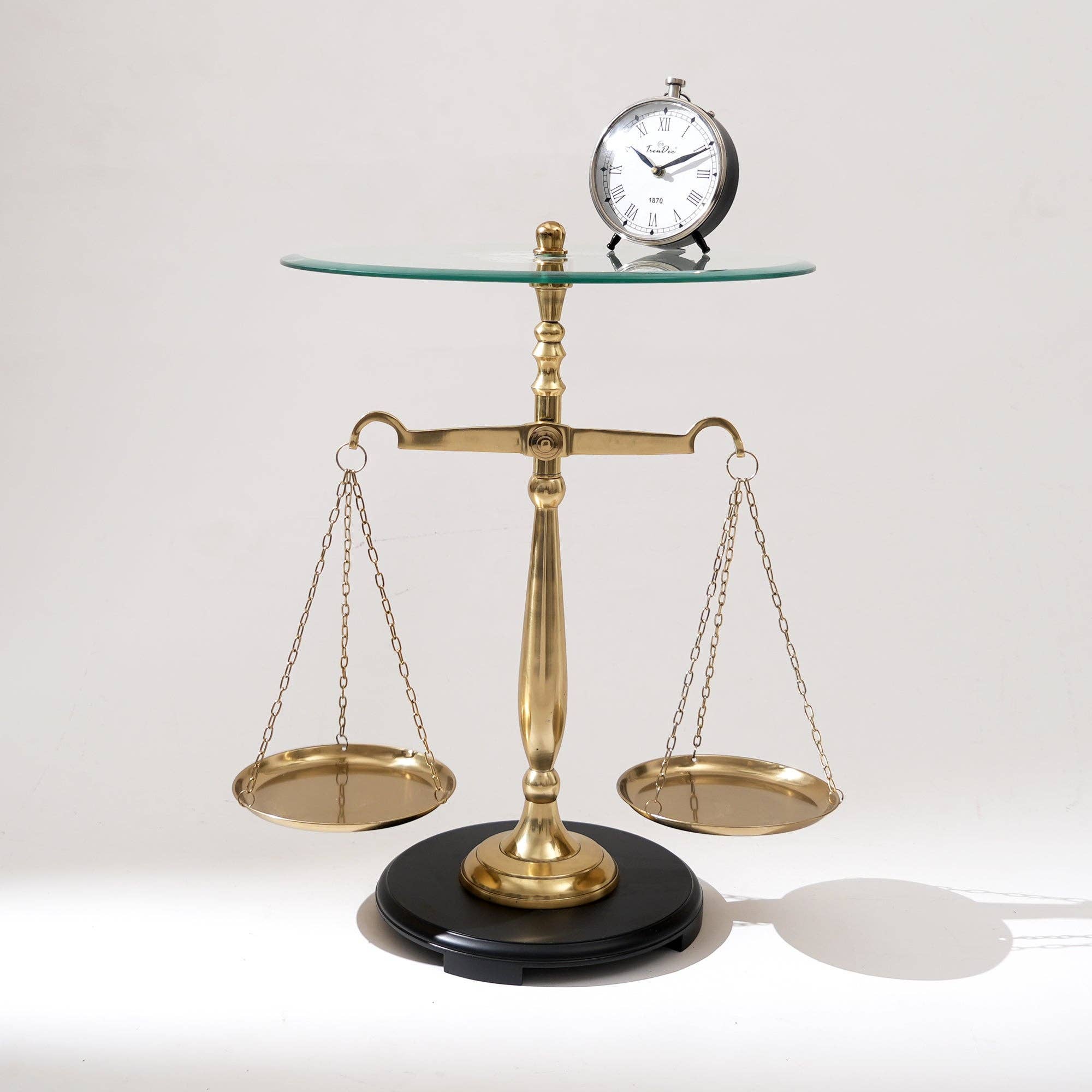 TrenDec - Vendita all'ingrosso Tavolini - Tavolino d'Accento | Tavolo Decorativo Bilancia | 40x40x60 cm