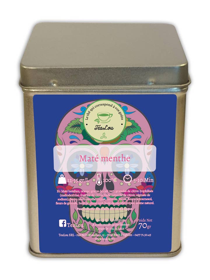 Maté mint - Box 70g for wholesale by Tealou