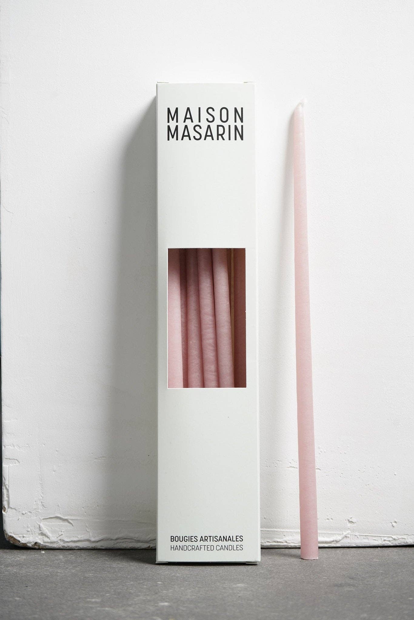 Maison Masarin – Vela/castiçal cónico por atacado – Velas artesanais francesas de florista - pacote com 1022