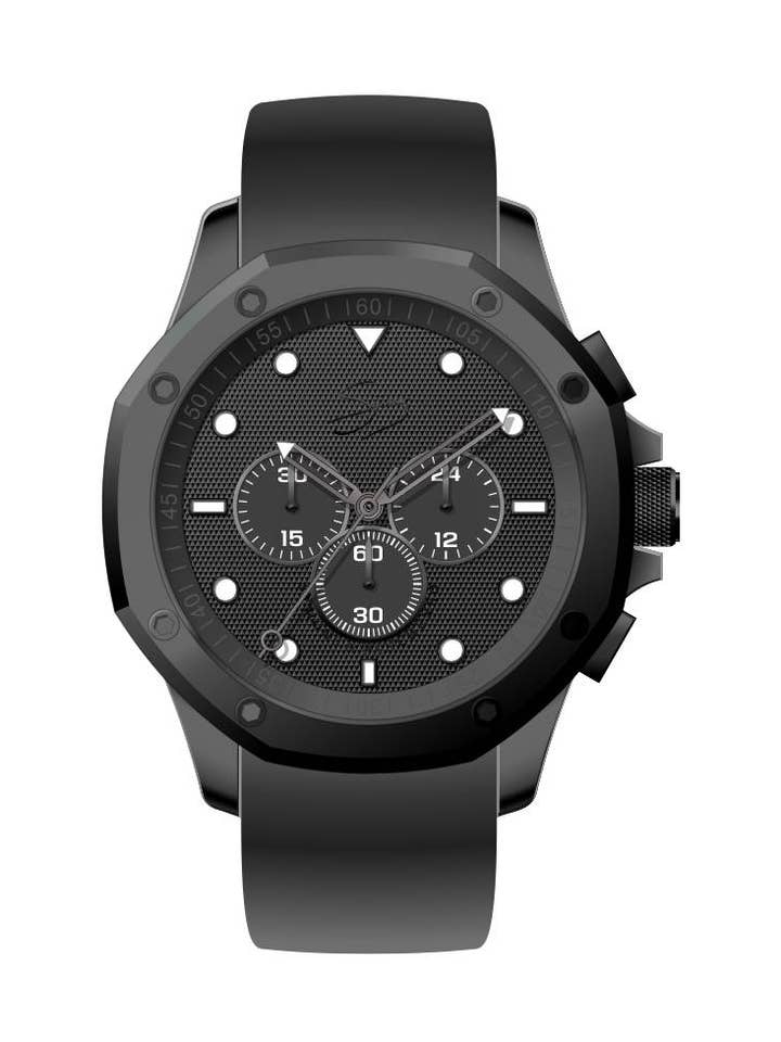 Cronógrafo Finestra Neropaco de acero inoxidable 10 ATM para venta al por mayor de Symons & Panchenko