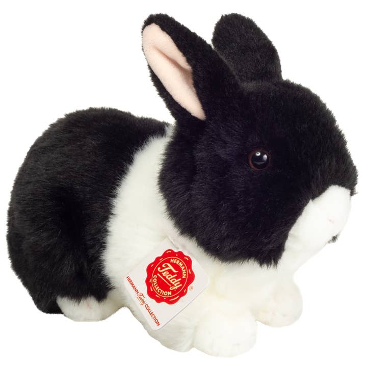 Teddy Hermann - Wholesale Stuffed/Plush Toy - Kids & Baby - Bunny black and white 23 cm - plush toy - stuffed animal