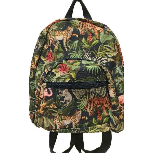 The Back Packer - #SBP-114 - Wild Animal - 12"x10" Backpack for wholesale by St. Louis Wholesale LLC