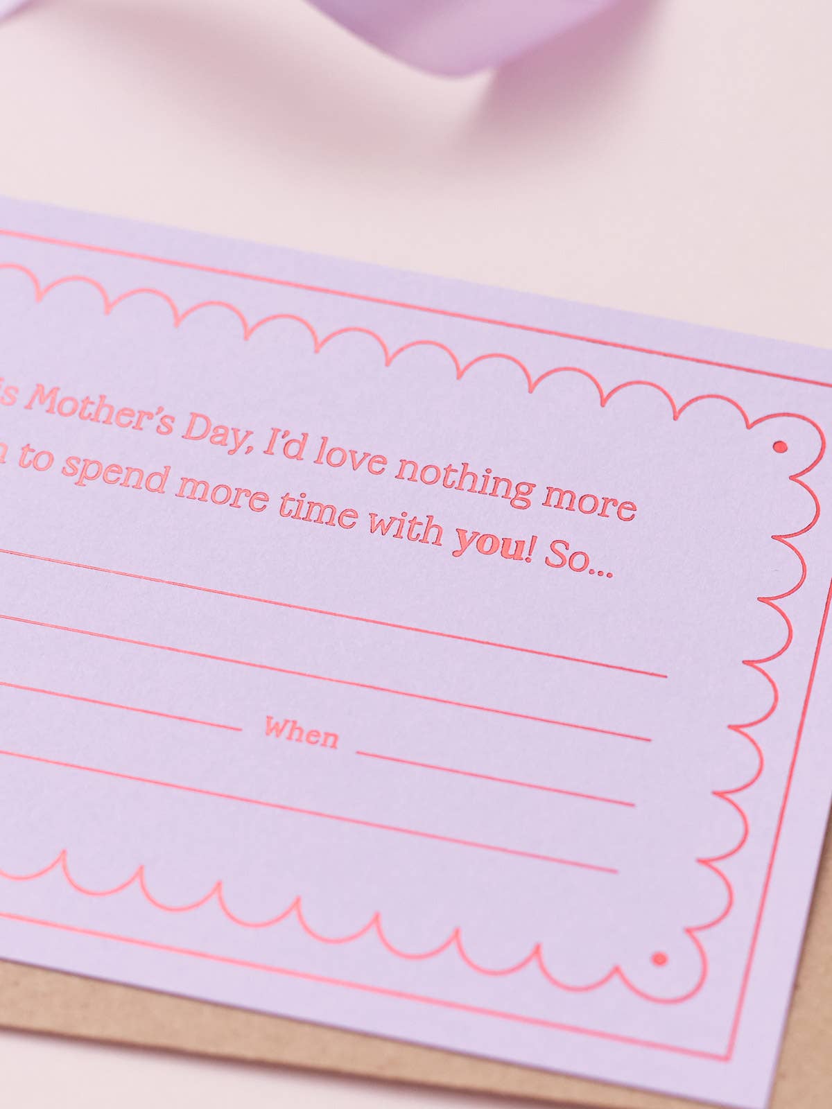 Another Loop - Wholesale Mother's Day Card - Mother’s Day Gift Voucher | Blank Ticket | Card For Mum3