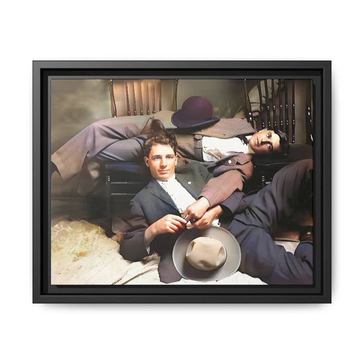 paire 020 | Framed Vintage Photo - Matte Canvas for wholesale by Walt & Pete