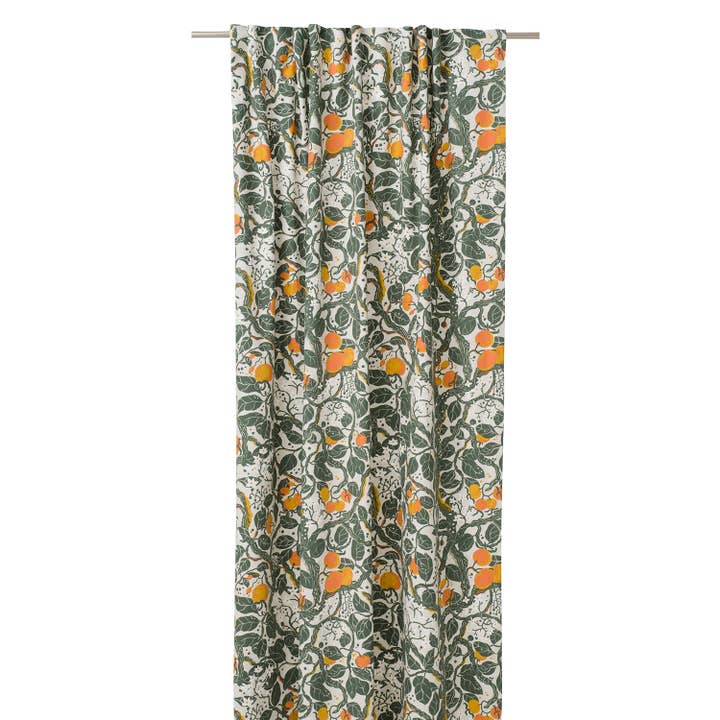 Rideau Vindla 142 x 250 cm - Vert pour la vente par Spira of Sweden