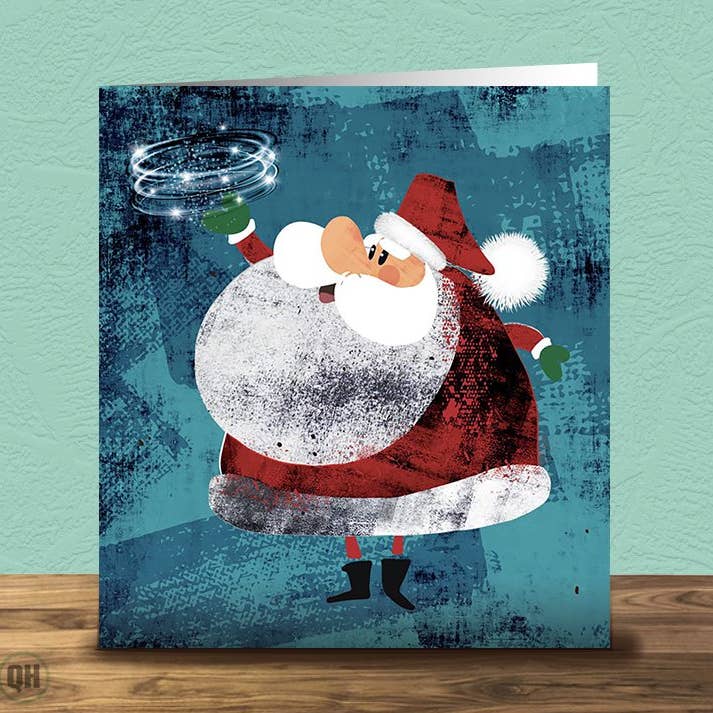 Jultomten klassiskt julkort av Paul Delaney för wholesale av Quitting Hollywood