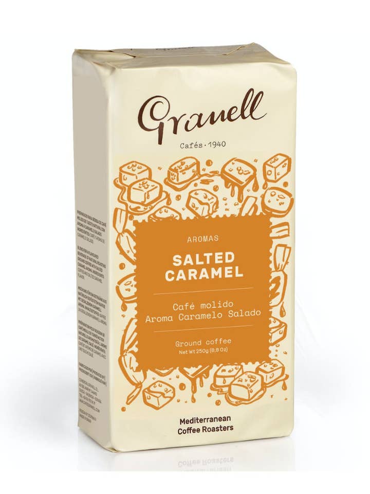 Salted Caramel Ground Coffee for wholesale by Cafes Granell