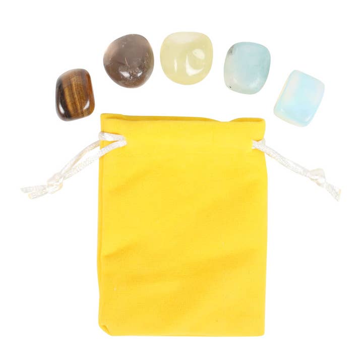 Something Different Wholesale - Wholesale Spiritual Stone/Crystal - Gemini Zodiac Crystal Tumblestone Set