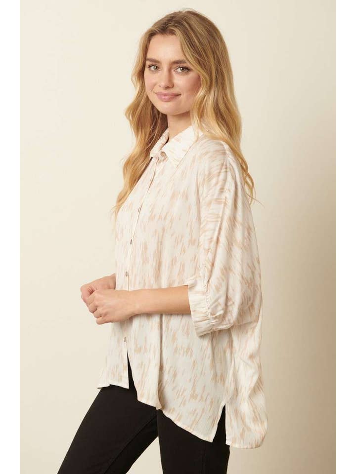 mittoshop – wholesale Tröja med knappar – Dam – H14773A-GAZE BUBBLE DOLMAN ÄRMAD BLUS6