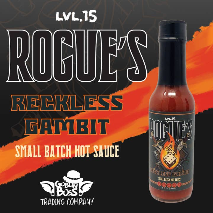 Goblin Boss Trading Company - Wholesale Hot Sauce - Rogue’s Reckless Gambit Hot Sauce