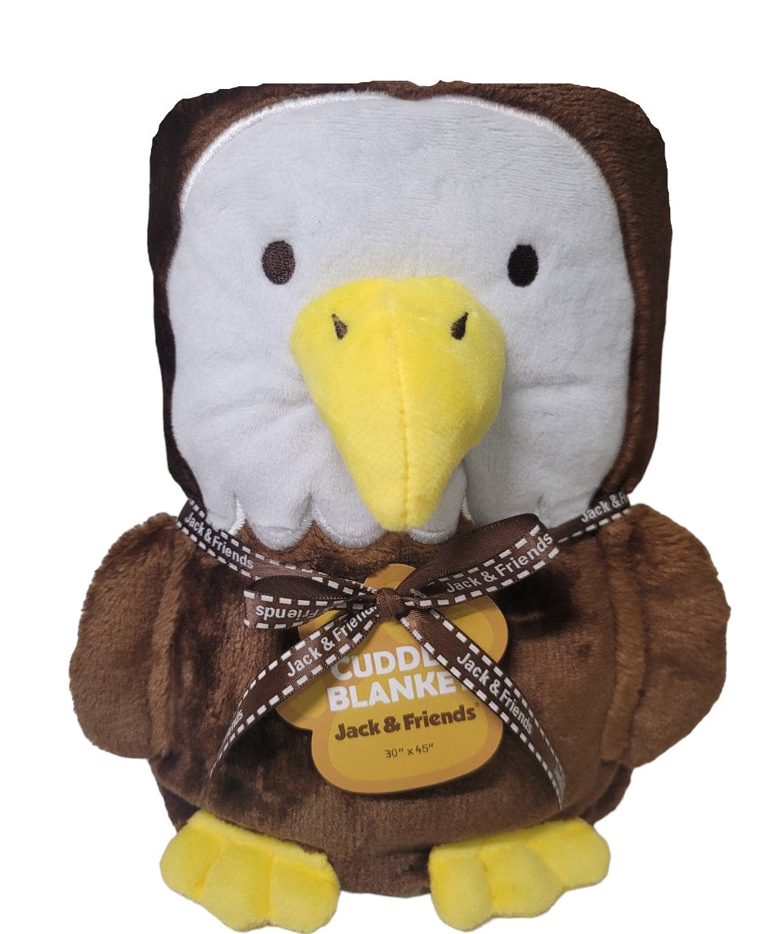 One & Only Creations, Inc. - Jack & Friends - Wholesale Security/Cuddle Blanket - Baby - Eagle Cuddly Blanket