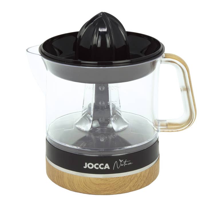 JOCCA - Vendita all'ingrosso Spremiagrumi - Spremiagrumi elettrico 40W, capacità 0,7L, linea Nature nero