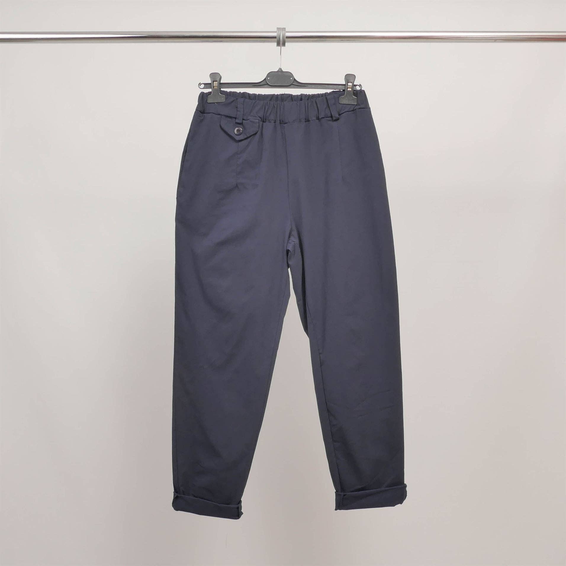 Cecile Wang - Wholesale Pants - Women's - Carrot pants with elastic waistband CVA823711-25