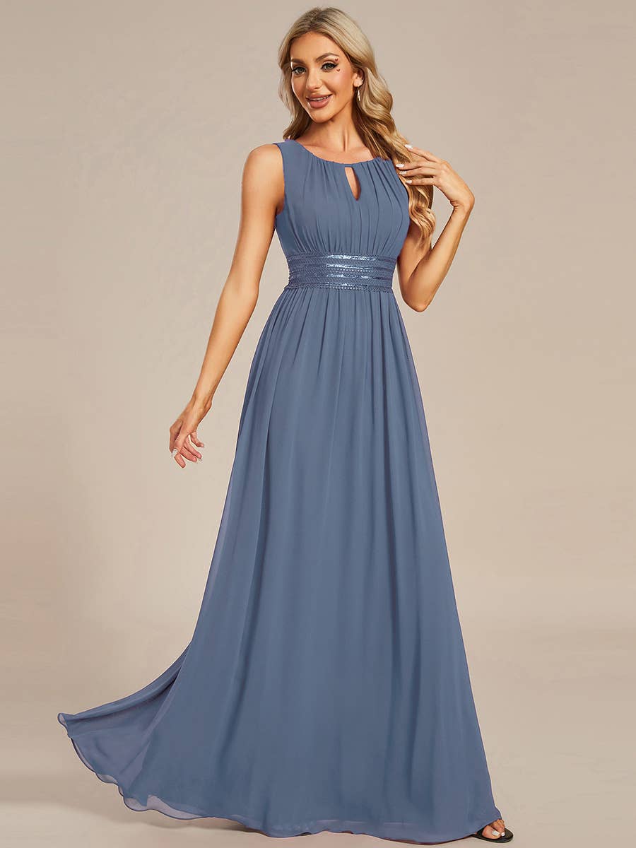 Ever-Pretty – wholesale Gown – Women's – Elegant Pleated Sequin Bridesmaids Dress29