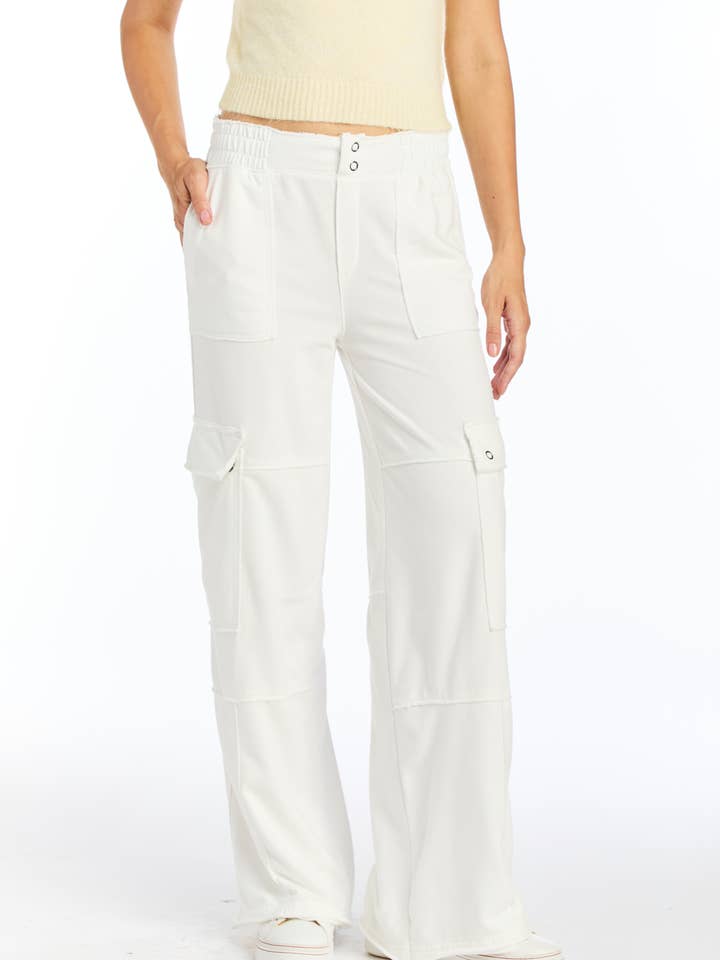 KVINDER-MID RISE CARGO LOUNGE BUKSER/93010-1-T1YB for engroshandel hos Tractr Jeans