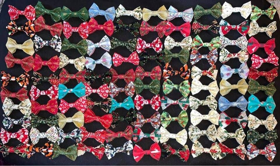 Storms Style - Wholesale Pet Bow Tie - Dog - Dog Christmas Bow Tie Bundle -2 sizes of bow tie available1
