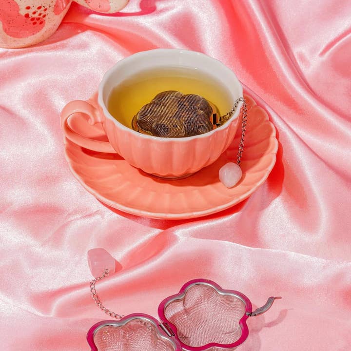 Divine Balance Co. - Wholesale Tea Strainer/Infuser - Daisy Crystal Tea Infuser3