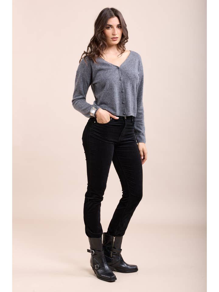 Toxik3 - Wholesale Pants - Women's - Toxik3 pantalon slim push-up stretch en velours milleraies24