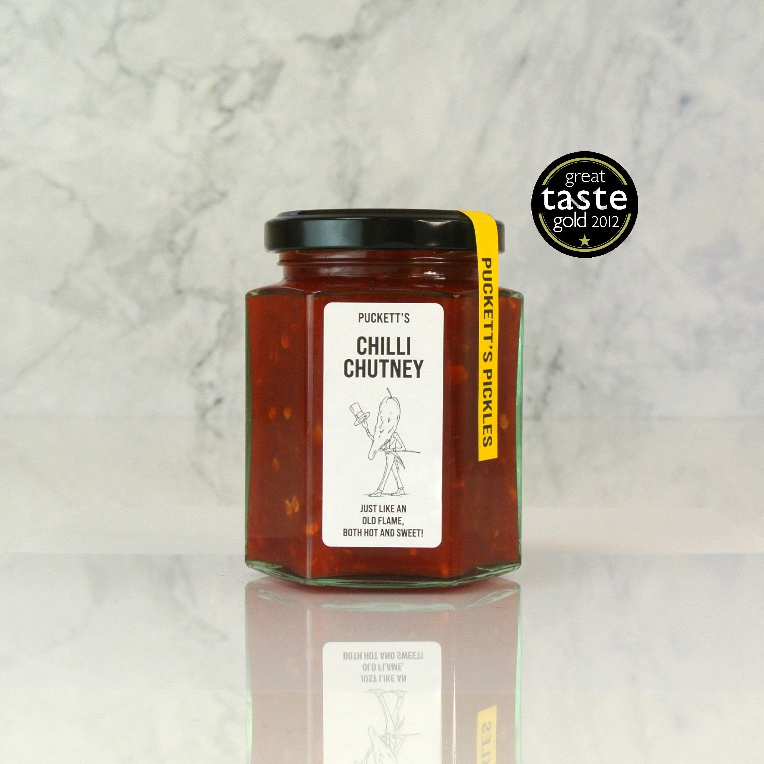 Puckett's Pickles Ltd – Großhandel Chutney – Chilli Chutney – Wie eine alte Leidenschaft, zugleich scharf und süß!1