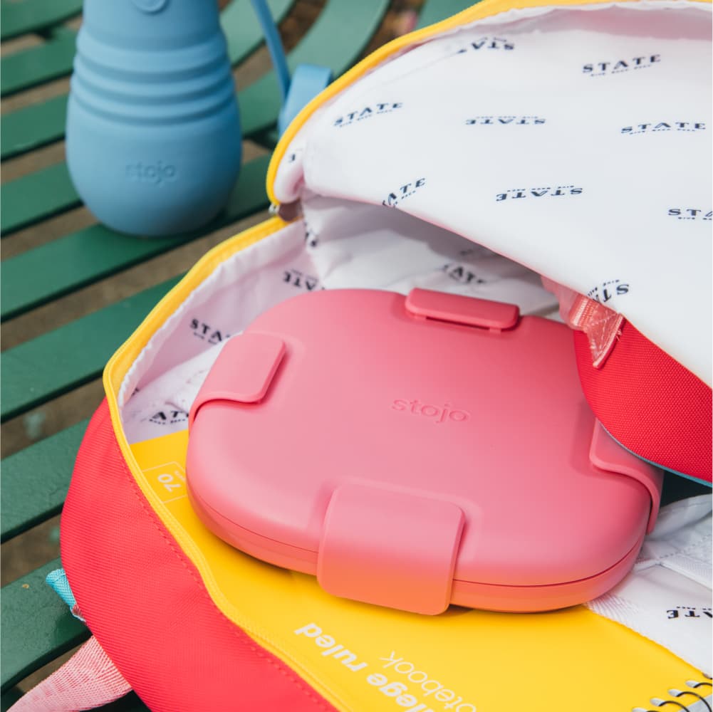 Stojo - Wholesale Food Storage Container - 24 oz Collapsible Jr. Food Storage Box - All Packaging10