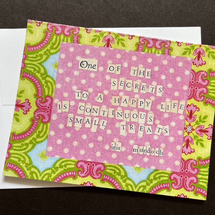 Small Treats Note Card for wholesale by ZouZou's Basement