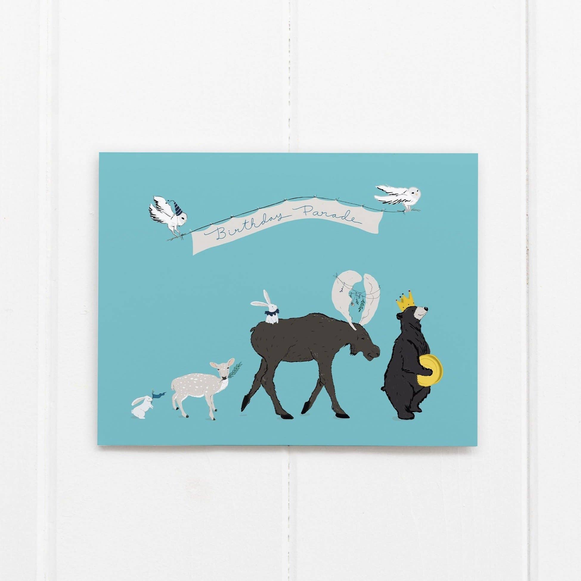 Ramus & Co. – wholesale Birthday card – Birthday Parade Greeting Card1