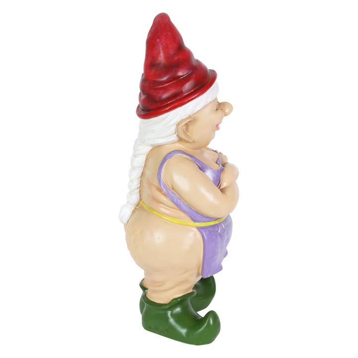 Exhart - Vente Nains de jardin - Statue de gnome nu Betty fesses11