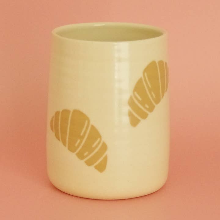 Croissant cup for wholesale by Lilas Clayground