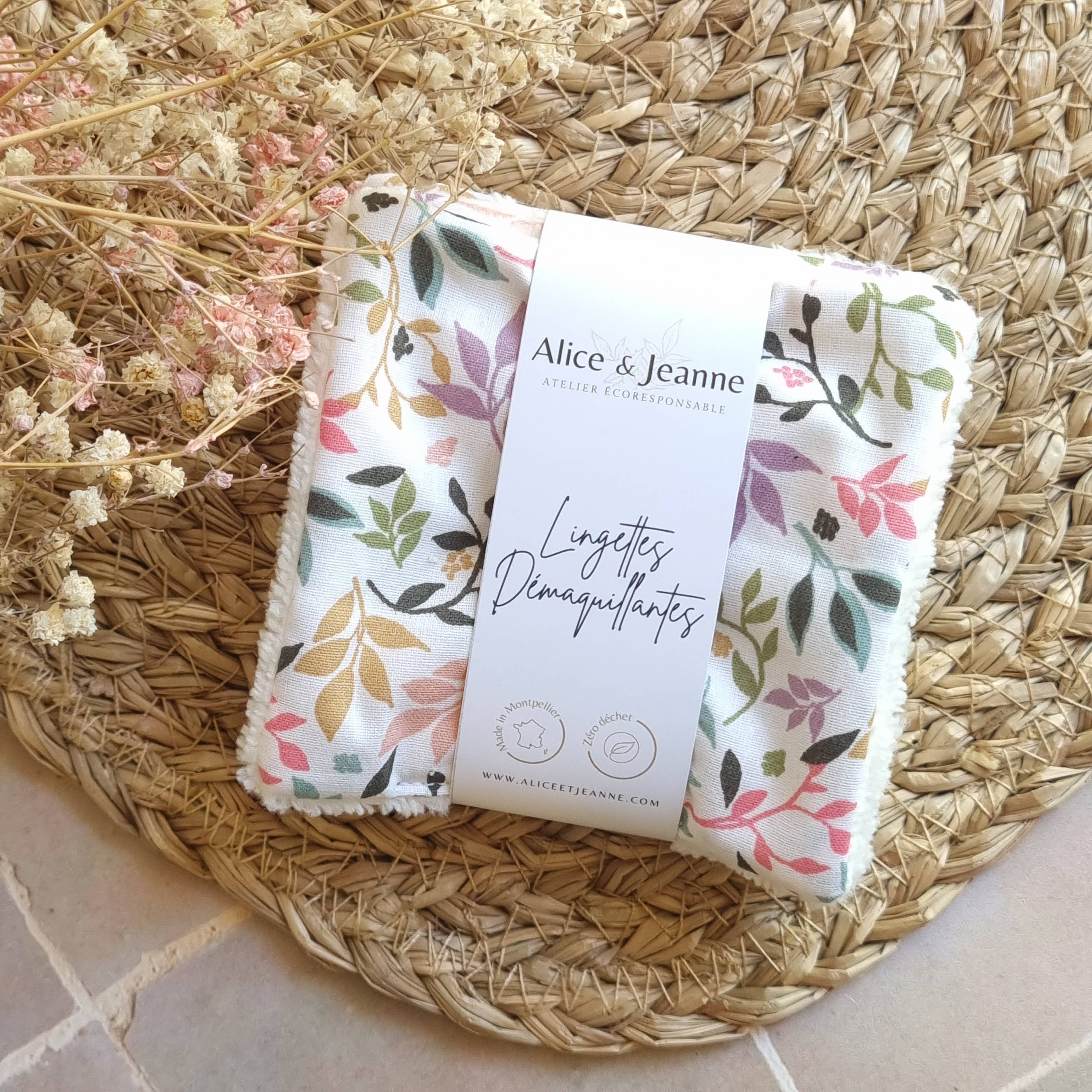 Alice et Jeanne - Wholesale Makeup Remover - Juliette X5 washable makeup remover wipes