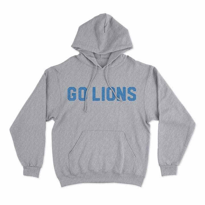 GO LIONS - Unisex Kapuzenpullover für den Großhandel von Live Love Michigan