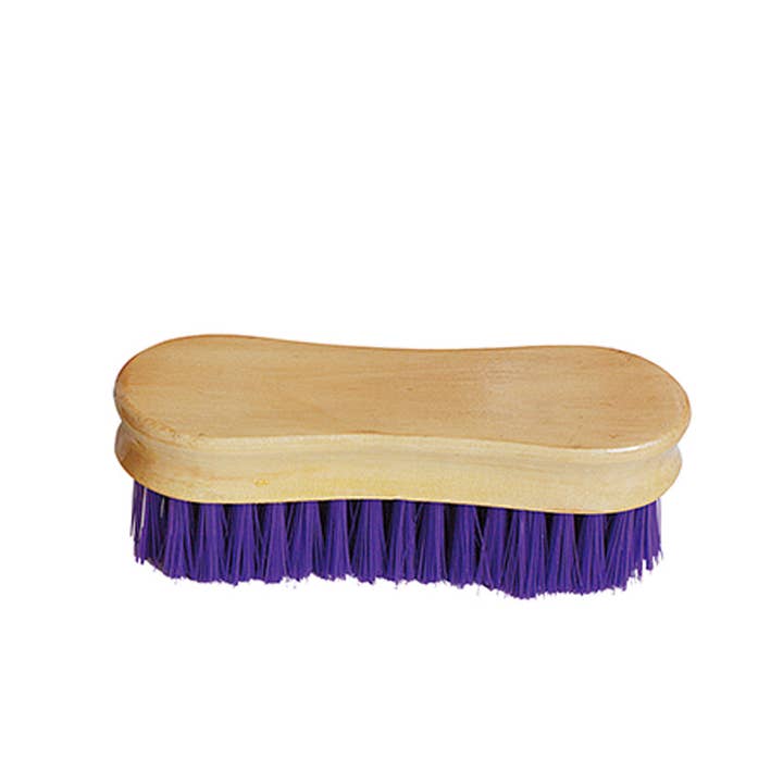 JPC Equestrian - Wholesale Body Brush - TuffRider Stiff Face Brush With Wooden Grip1