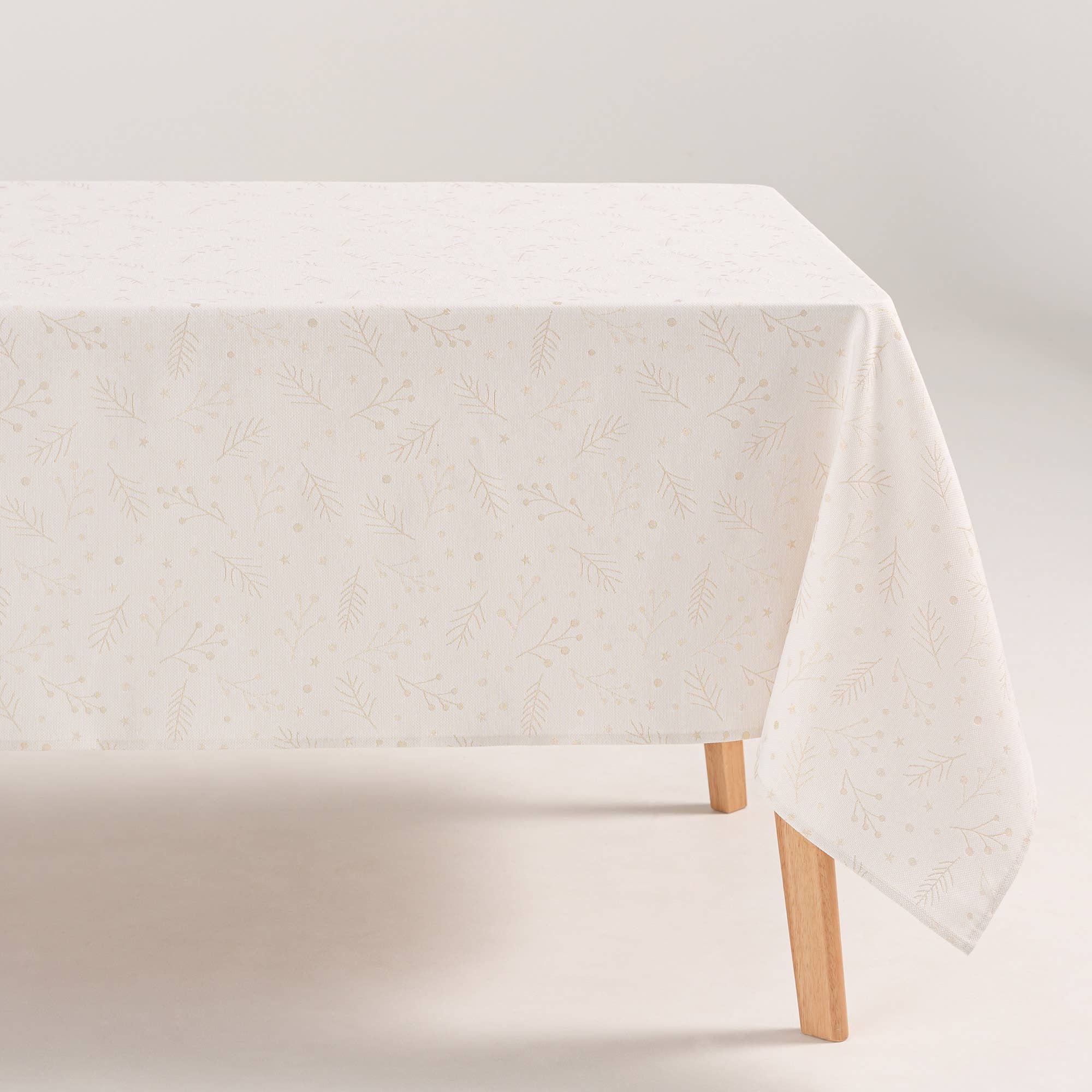 GAMUSI - Vente Nappes - Nappe de Noël en coton jacquard BERRIE6