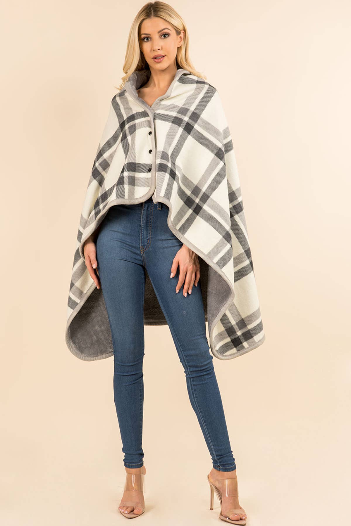 Suzie Q USA - Venta al por mayor Chal - Mujer - Mantón de manta a cuadros14