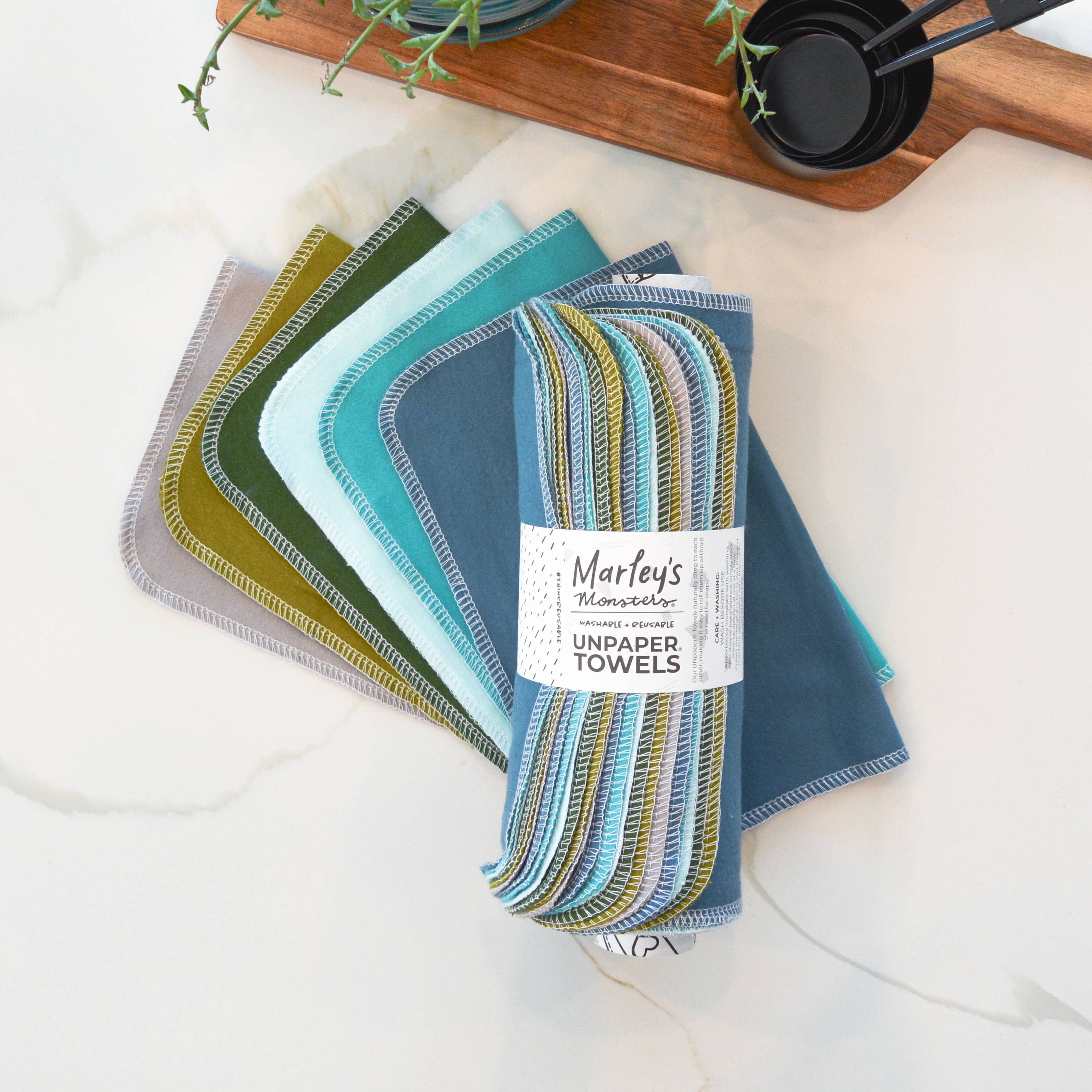 Marley's Monsters – wholesale Paper towels – Stockist Bundle Set of 6 rolls UNpaper® Towels: Spec. Colors9