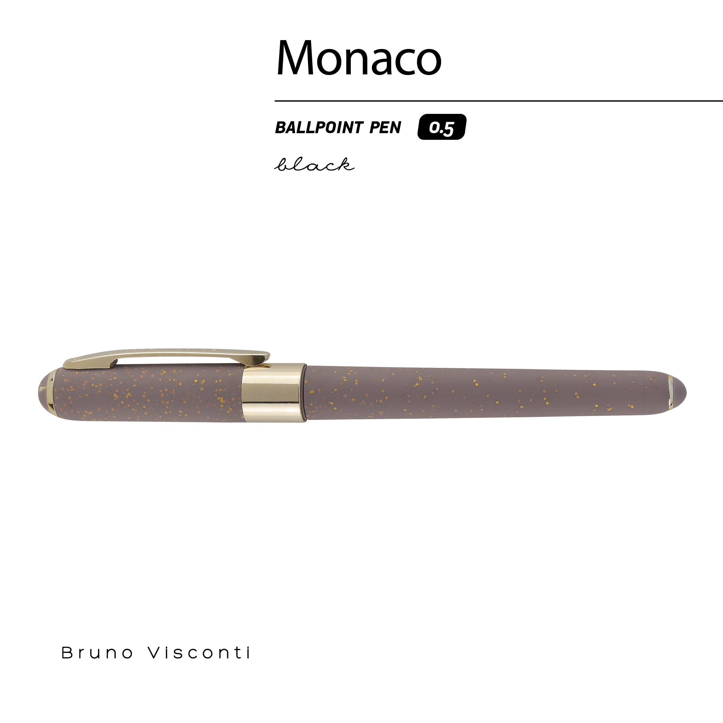 BV by Bruno Visconti - Vente Stylos - Monaco - Gris Pailleté4