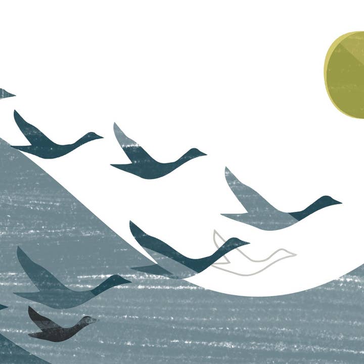 Jenni Douglas Designs - Wholesale Art Print - It Takes a Flock to Fly Art Print1