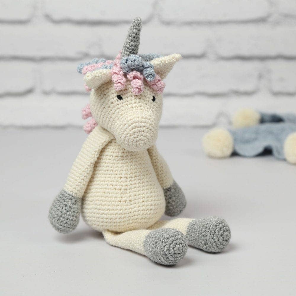 Wool Couture Company - Wholesale Knitting/Crochet Supplies - Una the Unicorn Crochet Kit0