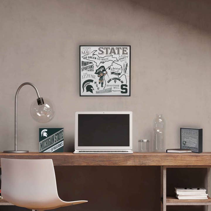 Open Road Brands, LLC - Wholesale Sign - Michigan State University Football Stadium Wood Wall Decor