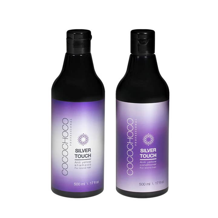 Silver Touch Anti Yellow Shampoo & Conditioner 500ml for wholesale by COCOCHOCO