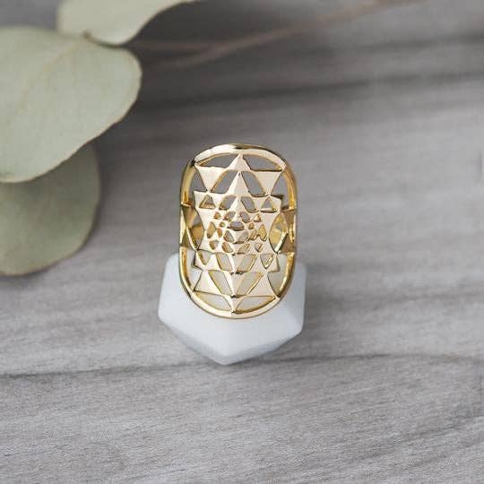 Wild Abandon Jewelry - Wholesale Cocktail/Statement Ring - sacred geometry ring
