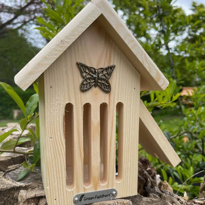 Green Feathers - Wholesale Vogelhuisje - Butterfly House1