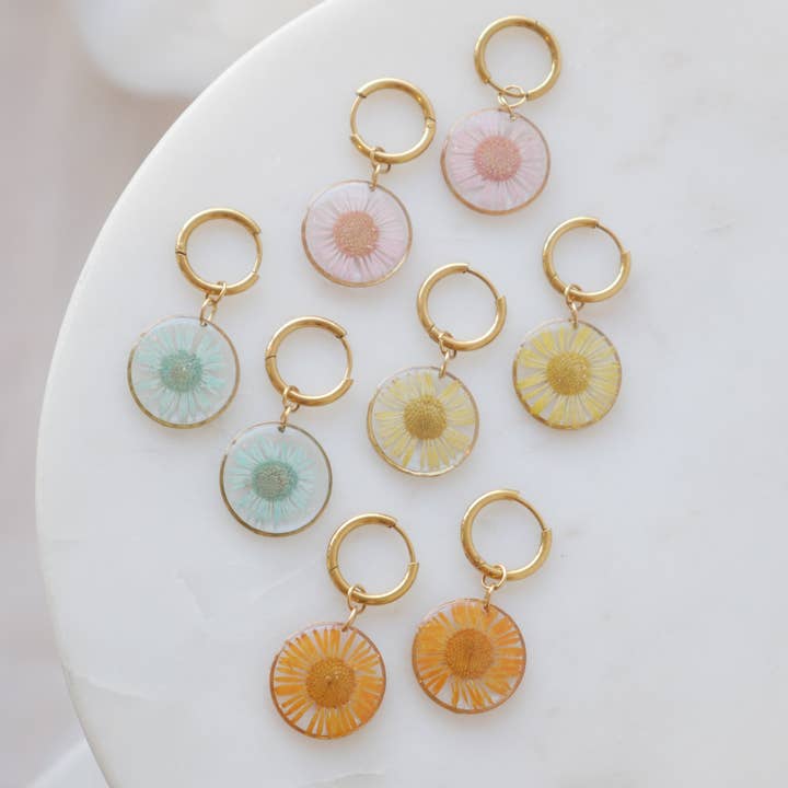 Thalia Earrings - Round for wholesale by Kimberley Dubé Atelier
