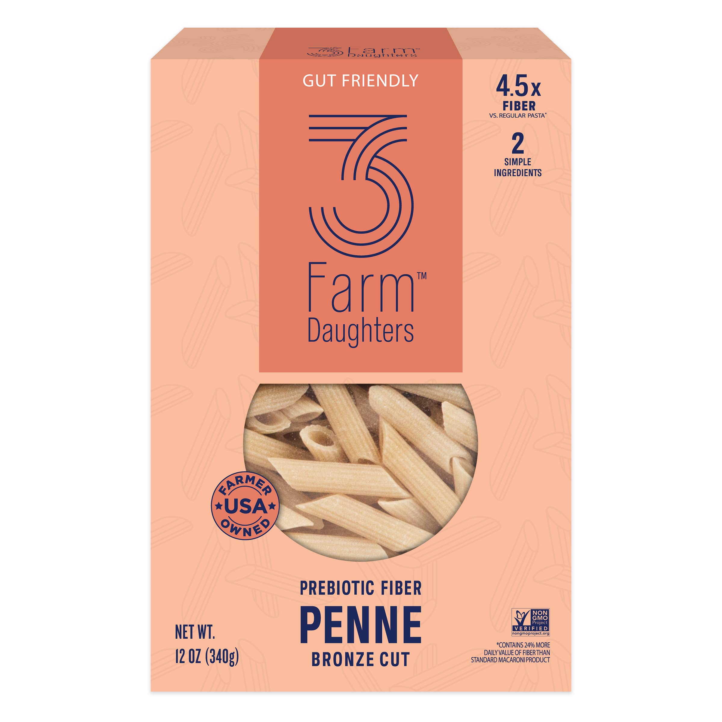 3 Farm Daughters - Wholesale Pasta - HIGH FIBER PENNE7