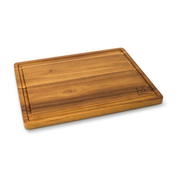 Acacia Nola Cutting Board with Juice Well - Lg for wholesale by Core Home
