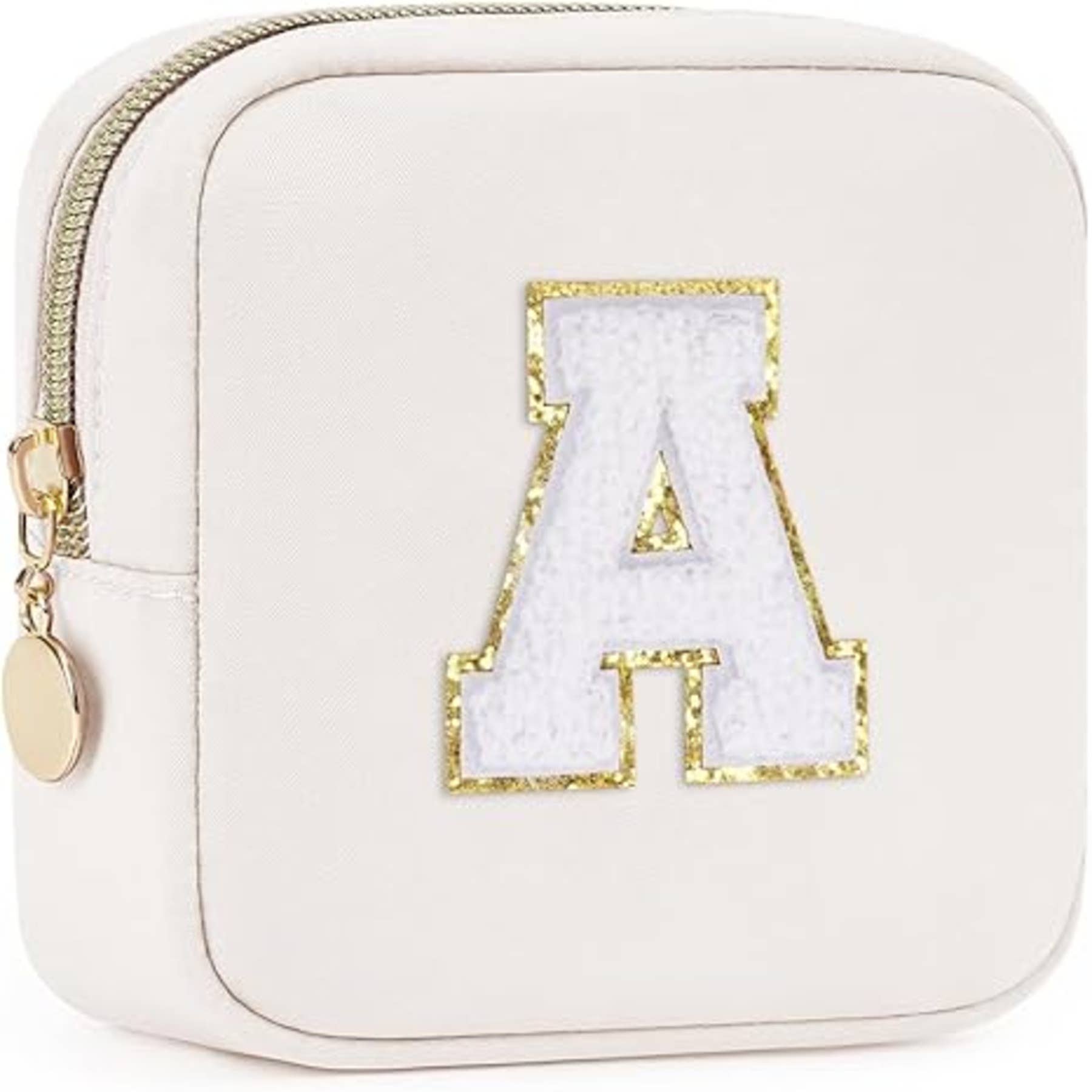 wandf – Großhandel Schmink-/Kosmetiktasche – Personalisierte Monogramm-Tasche Mini Initialen Schminktasche0