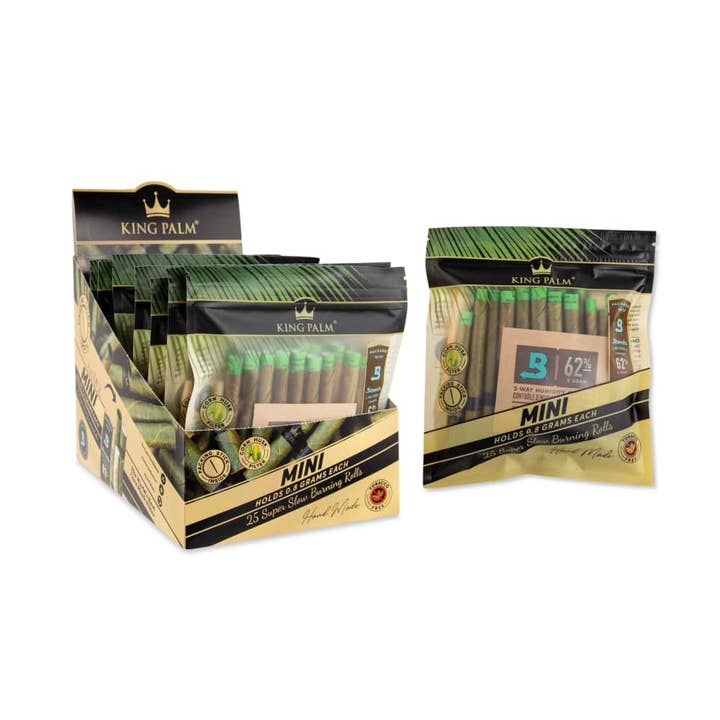 Cannatron - Wholesale Retailer Display - Paper & Novelty - King Palm Cones - Mini - 25pk - 8ct